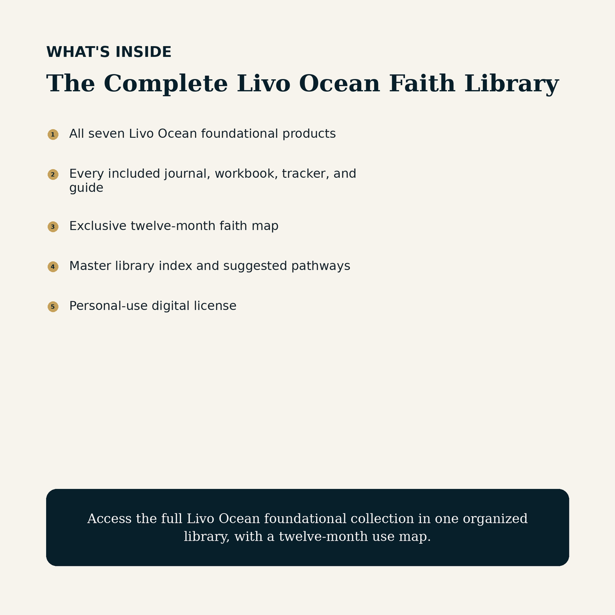 The Complete Livo Ocean Faith Library