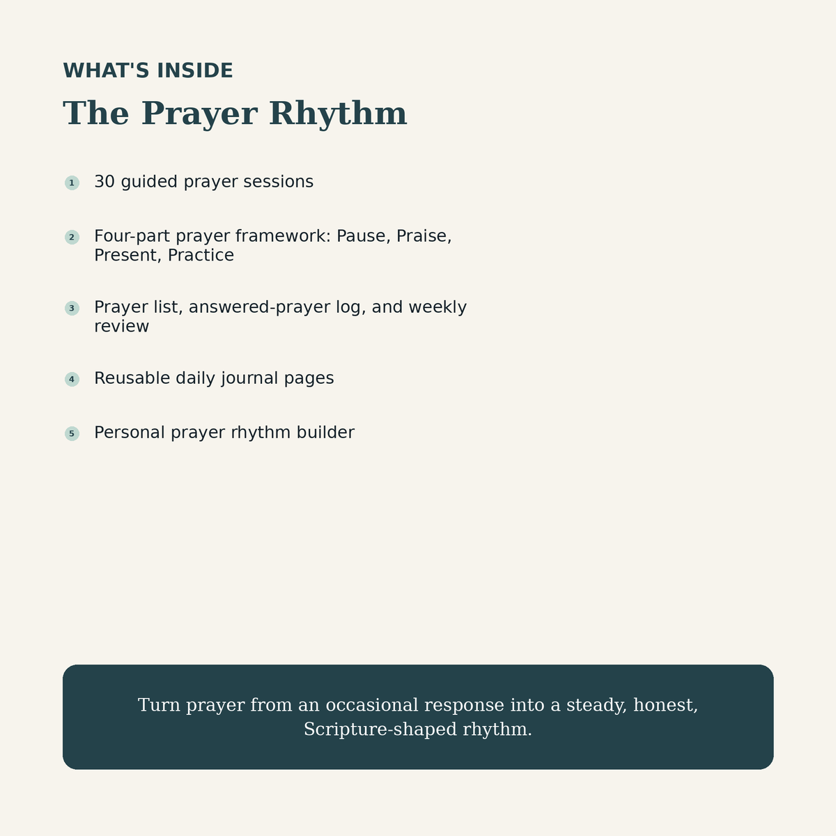 The Prayer Rhythm